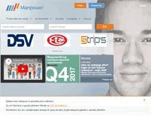 Tablet Screenshot of manpower.si