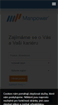 Mobile Screenshot of manpower.cz