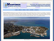 Tablet Screenshot of manpower.com.pg